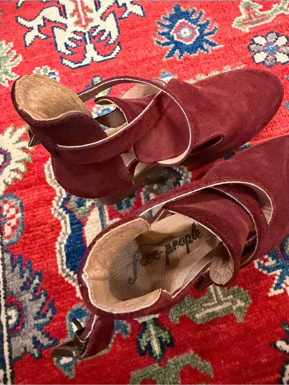Free People stylish burgundy
